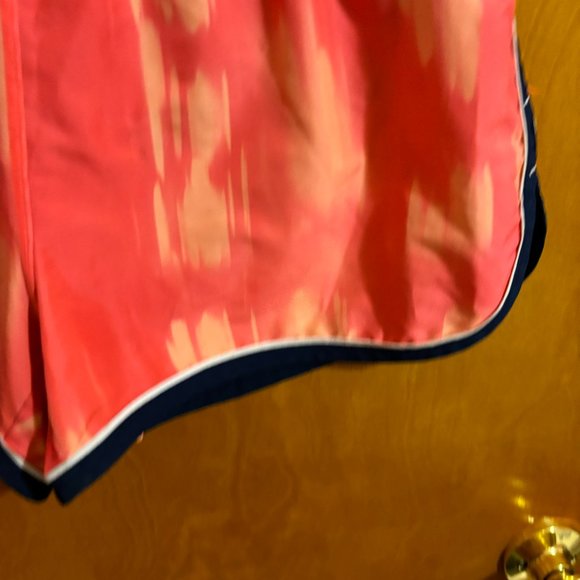 Under Armour Semi-Fitted Orange Blue Running Shorts with Drawstring heatgear - Picture 6 of 9